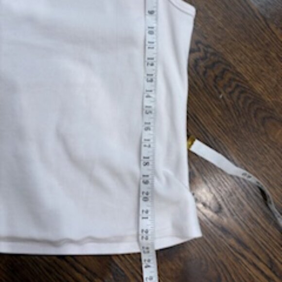 NWOT AGOLDE Ribbed Tank Top white sz. M - Picture 6 of 6